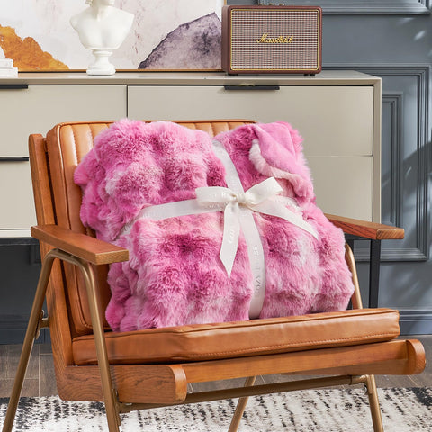 Cozy Bliss Bubble Throw 50x60 inches showing generous coverage