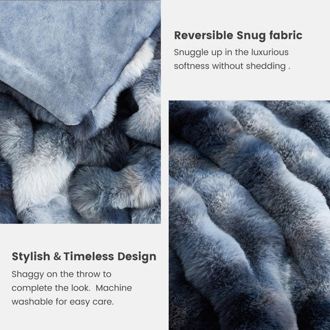 Cozy Bliss bubble blue bedroom scene shows luxurious texture for relaxing evenings