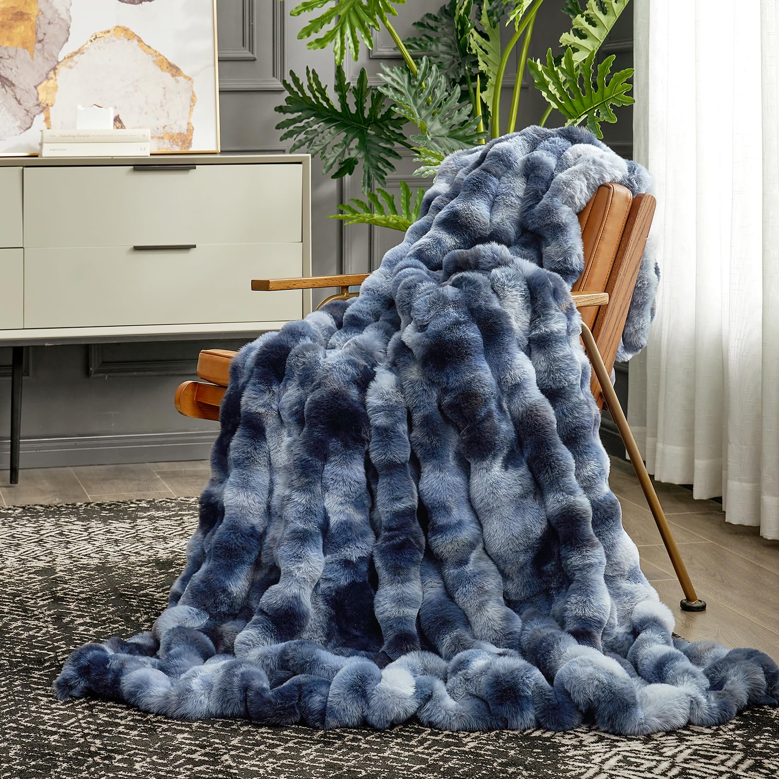 Cozy Bliss close-up shows soft fur texture and fiber quality