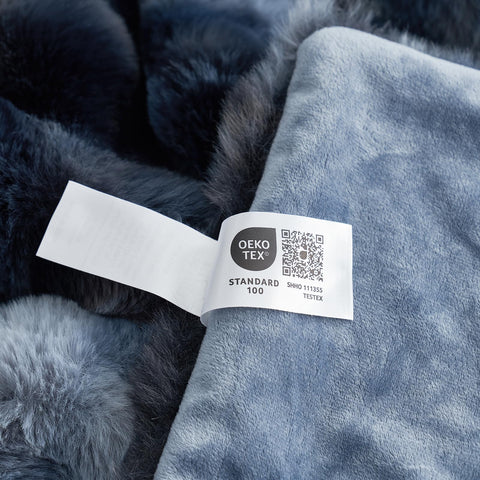 Cozy Bliss gift-ready throw completes a cozy home setting