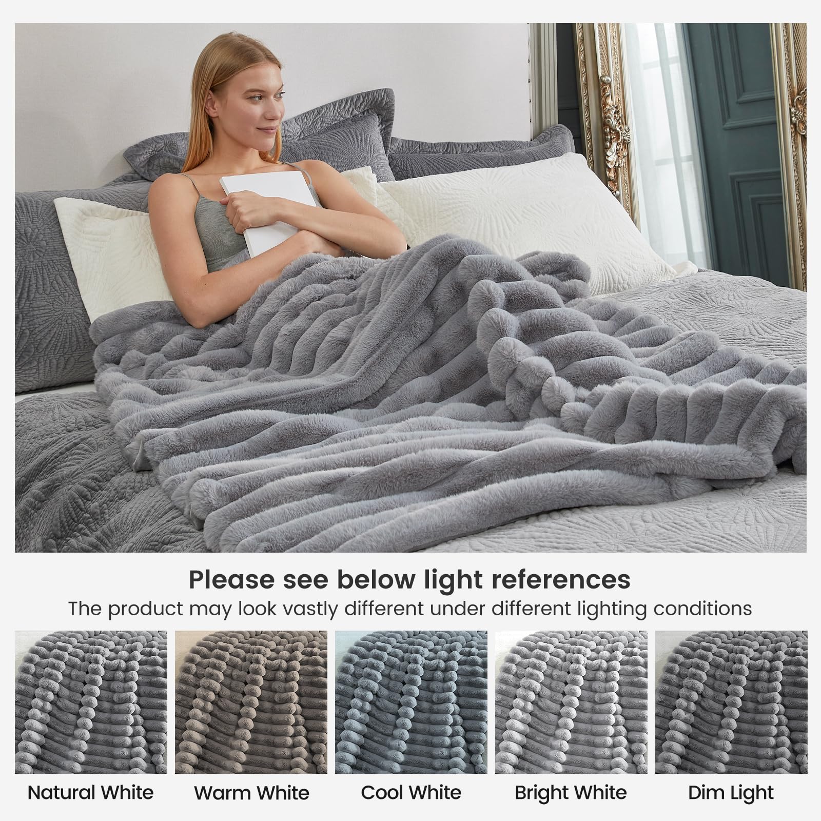 Lightweight Cozy Bliss throw offers easy use for warmth