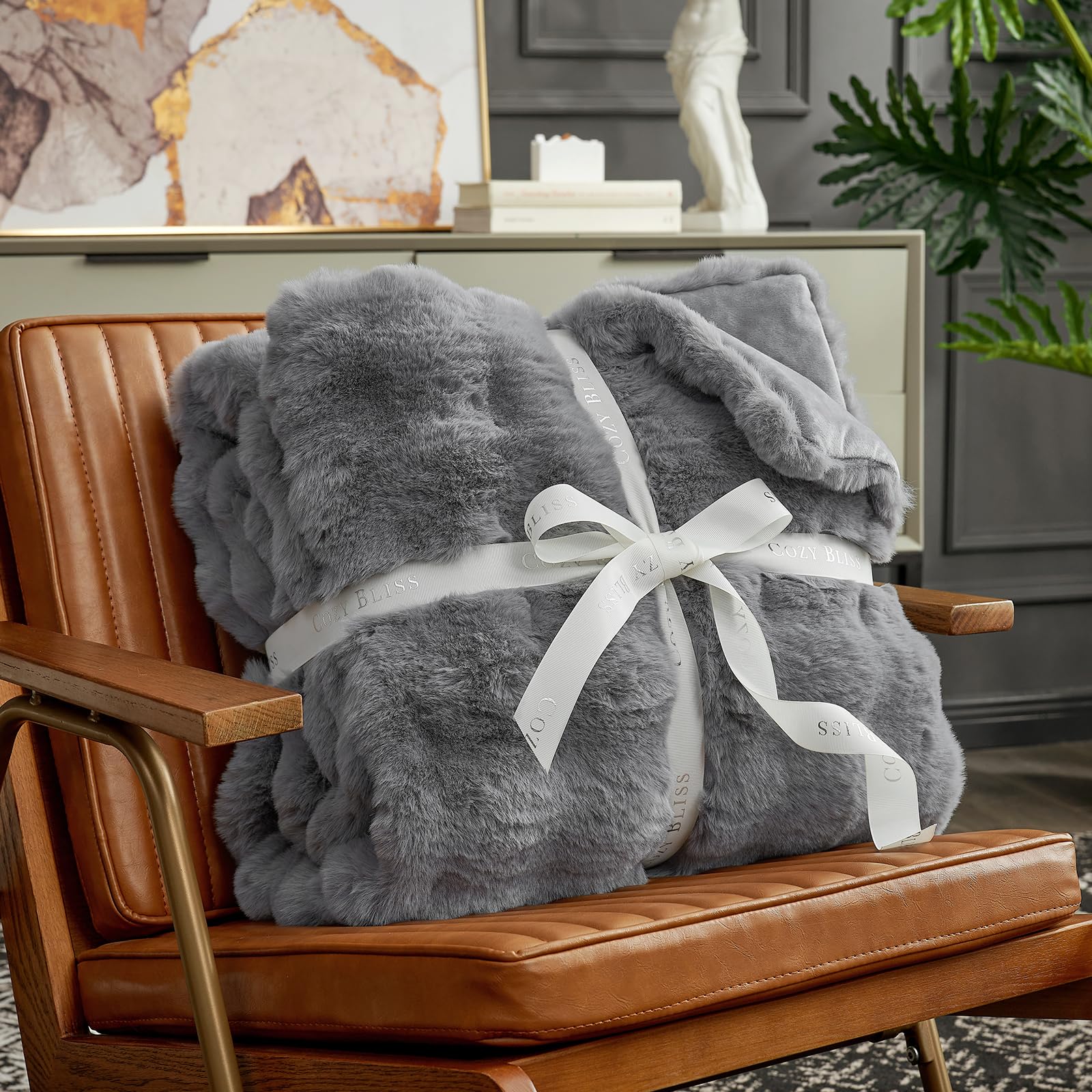 Cozy Bliss high-low-bubble-design adds chic, tactile pattern to any room