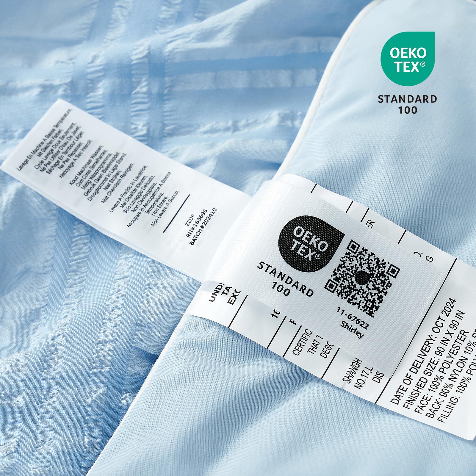 Cozy Bliss king-size dimensions fit beds with generous coverage.