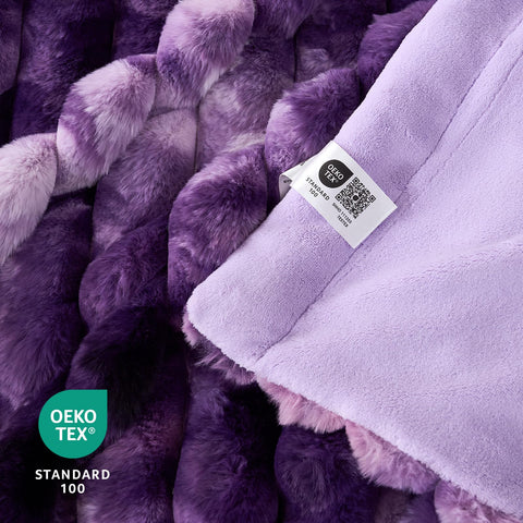 Lightweight Cozy Bliss blanket ready for easy transport and quick warmth.