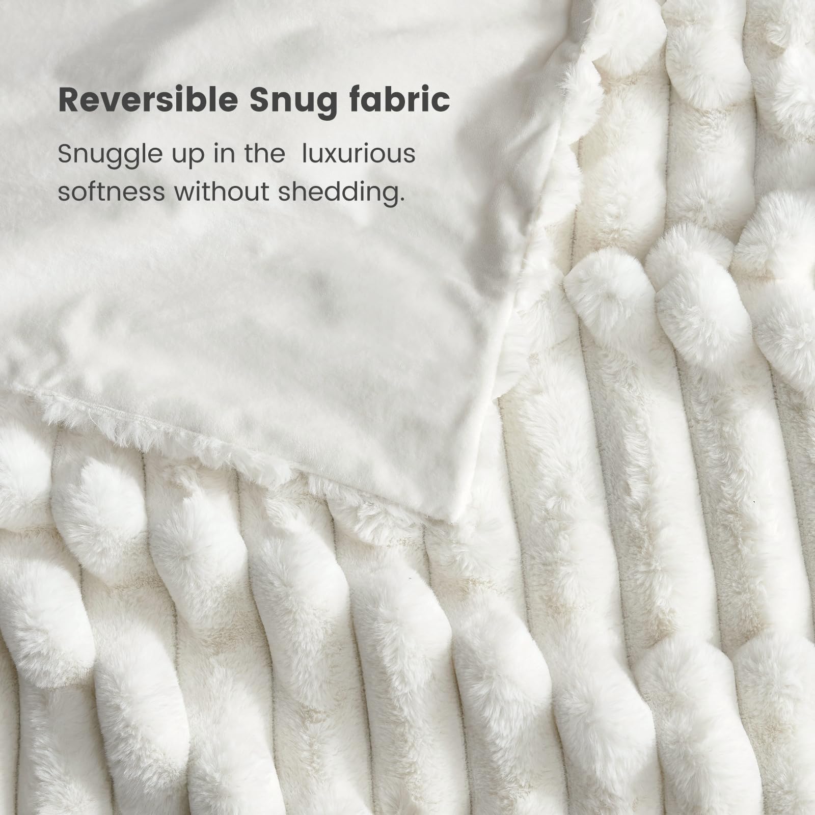Cozy Bliss machine-washable care keeps laundry simple.