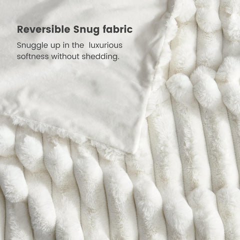 Cozy Bliss machine-washable care keeps laundry simple.