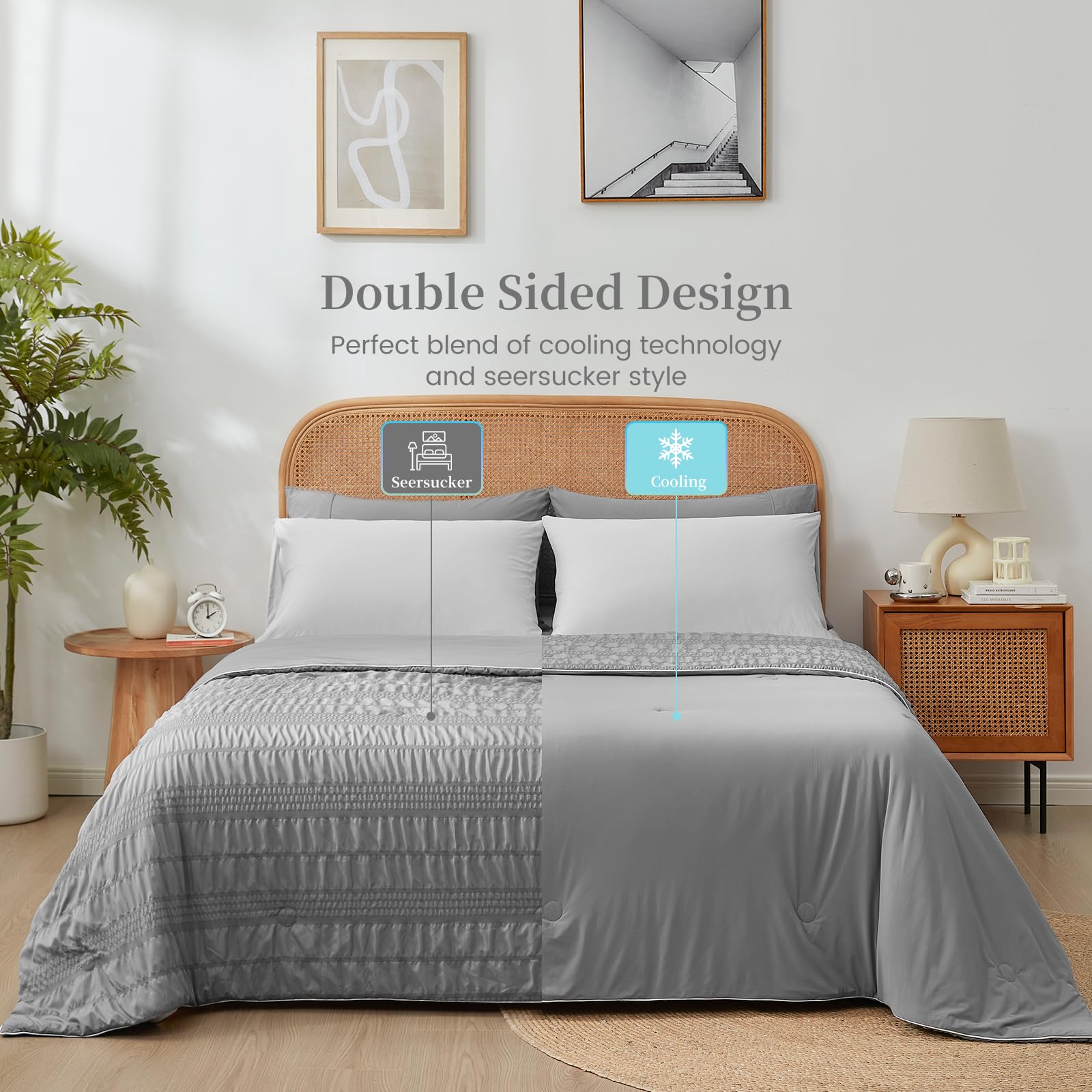 Cozy Bliss OEKO-TEX certified soft-fill 3D hollow for skin-friendly comfort.