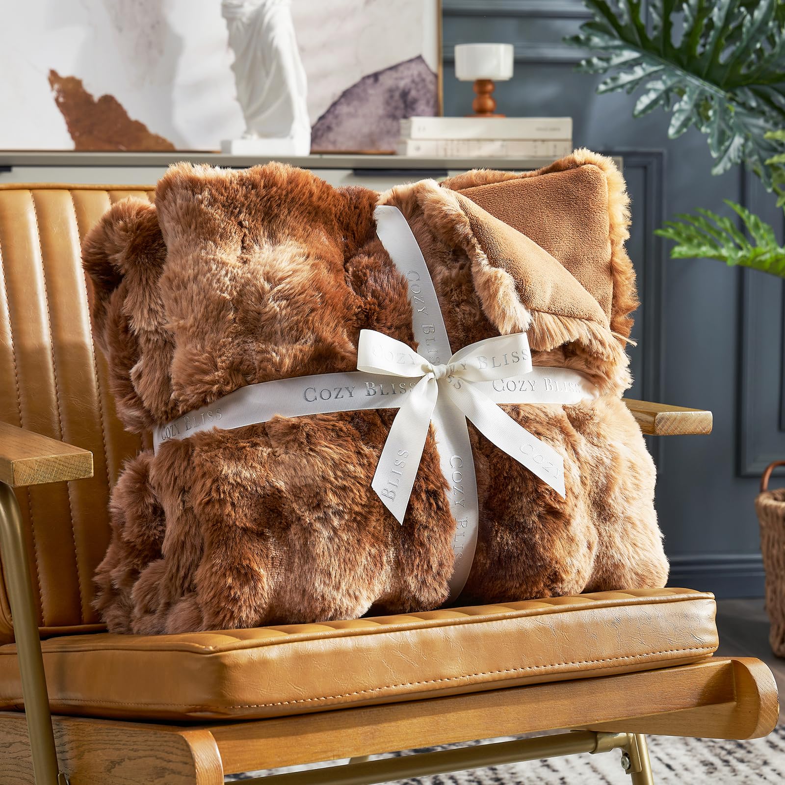 Cozy Bliss plush face 630gsm faux rabbit fur delivers lush warmth