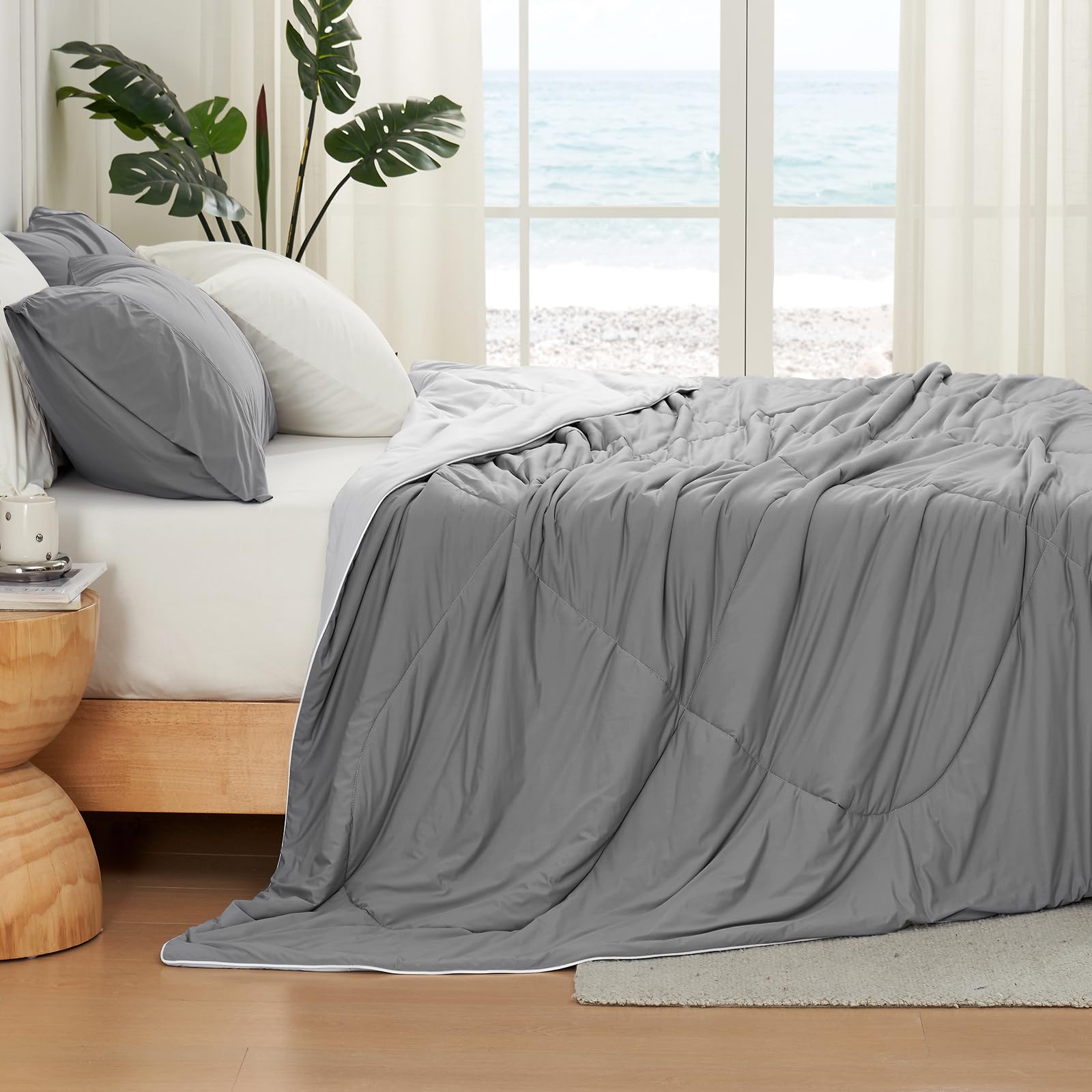 Cozy Bliss poly down-alternative fill delivers fluffy loft without heaviness