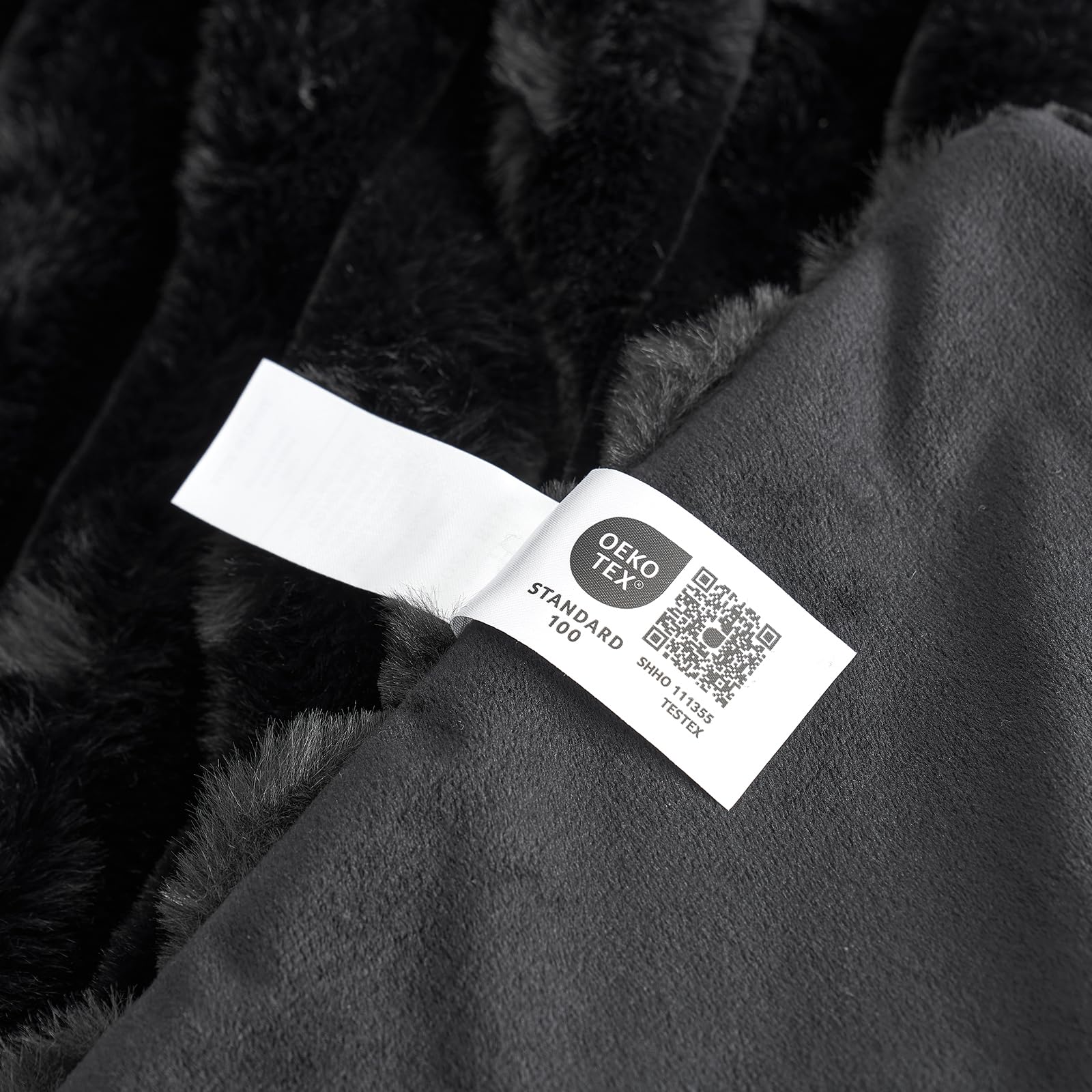 Cozy Bliss skin friendly comfort close up showing soft pile