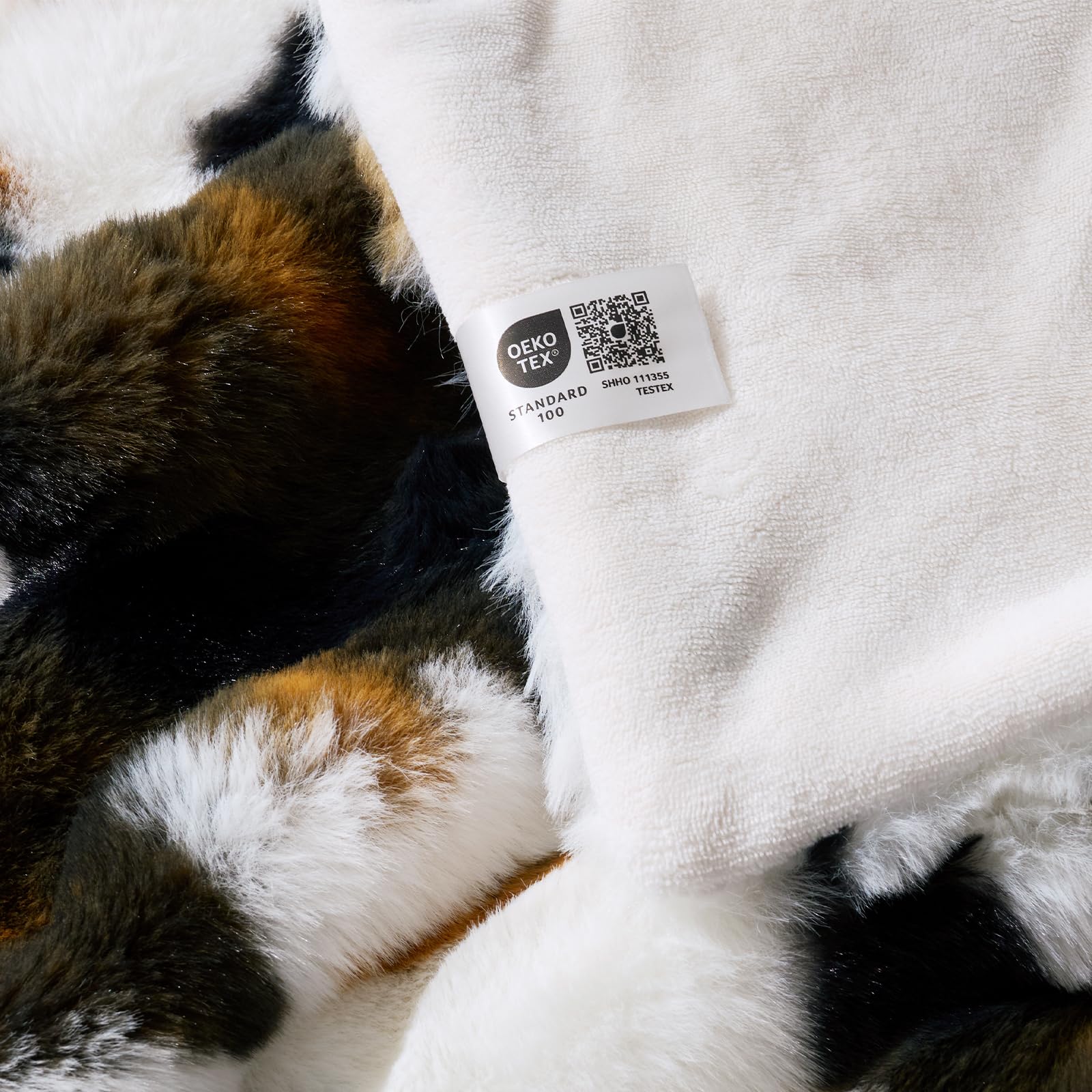 Soft plush throw ideal for couch, bed, or chair.