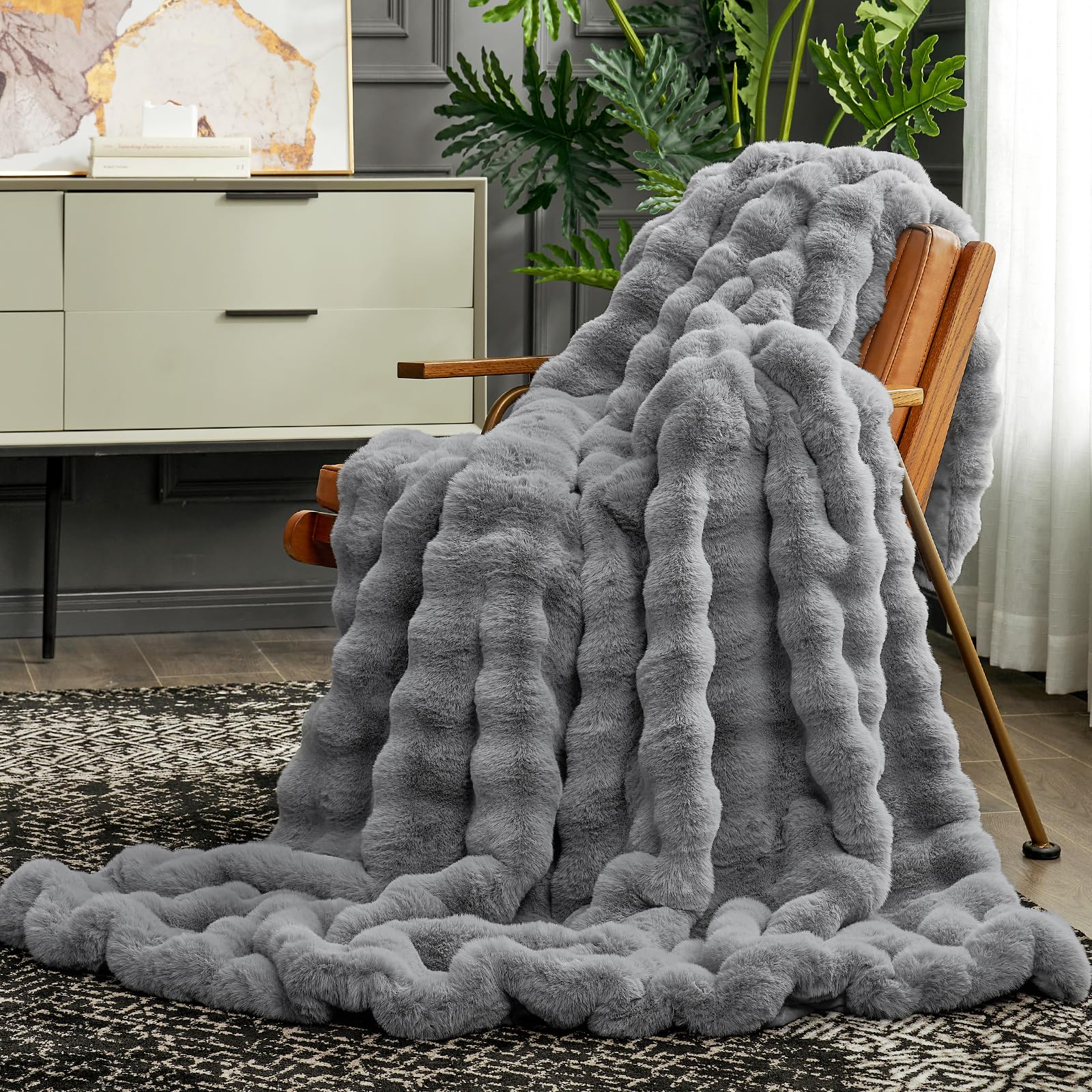 Cozy Bliss soft-texture-luxury-look complements sofa or bed