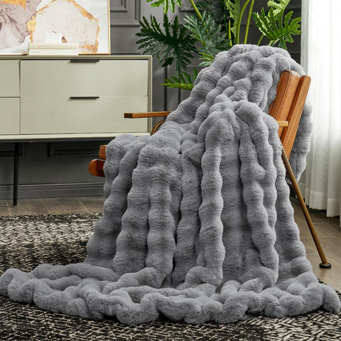 Cozy Bliss soft-texture-luxury-look complements sofa or bed