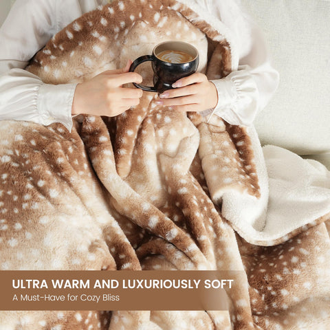 Cozy Bliss thick warmth on sofa, ideal for movie nights
