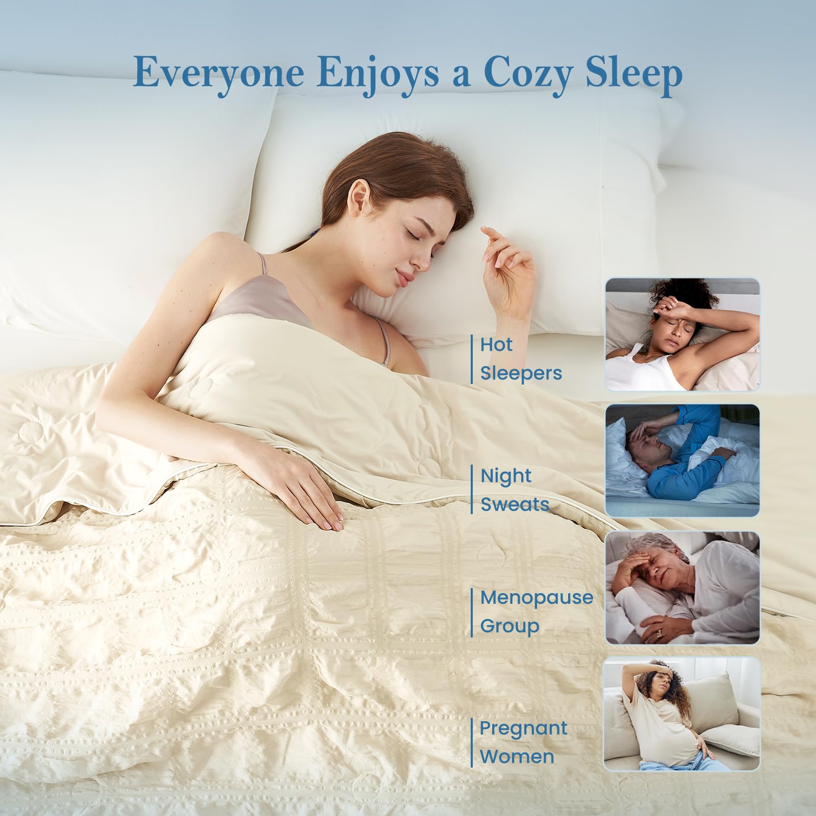 Cozy Bliss two sides design cooling technology versatile comfort