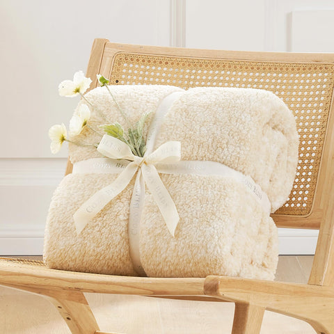 Cozy Bliss warm fleece blanket for chilly evenings