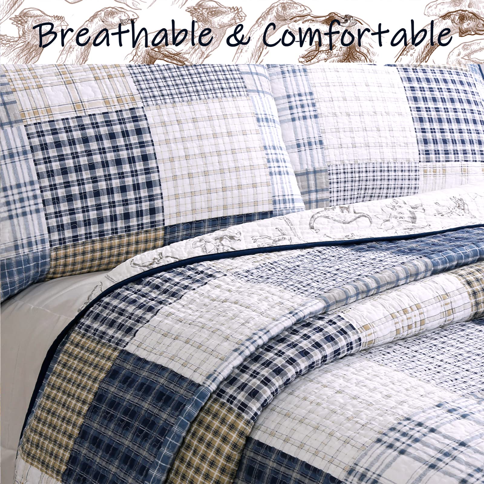 Benjamin quilt care: machine wash for easy upkeep
