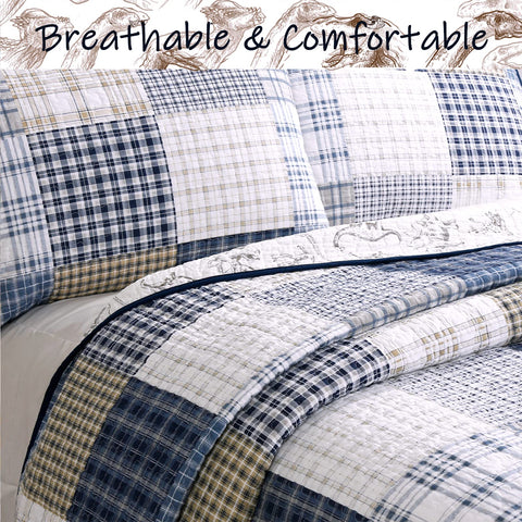 Benjamin quilt care: machine wash for easy upkeep