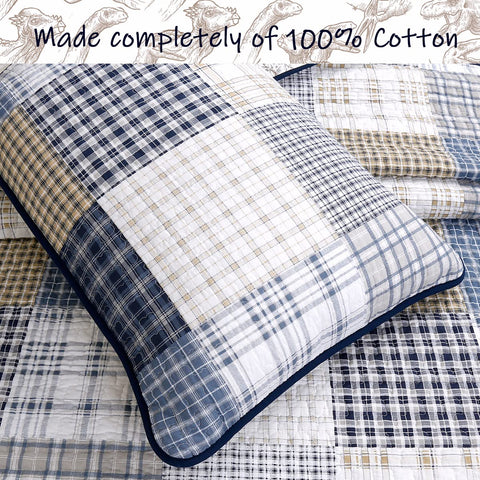 Navy, white, and grey Benjamin dinosaur colorway for playful decor
