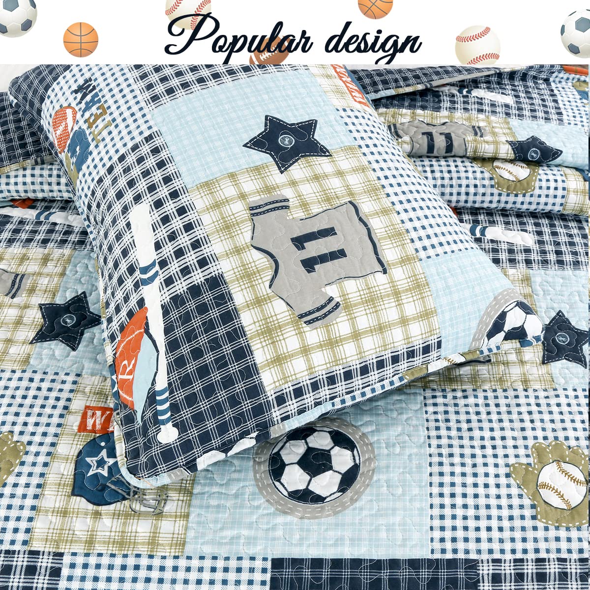 Cozy Line easy-care quilt ready for cold wash and low heat dry.