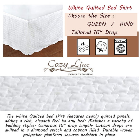 Cozy Line diamond-stitched quilting detail adds subtle texture and depth