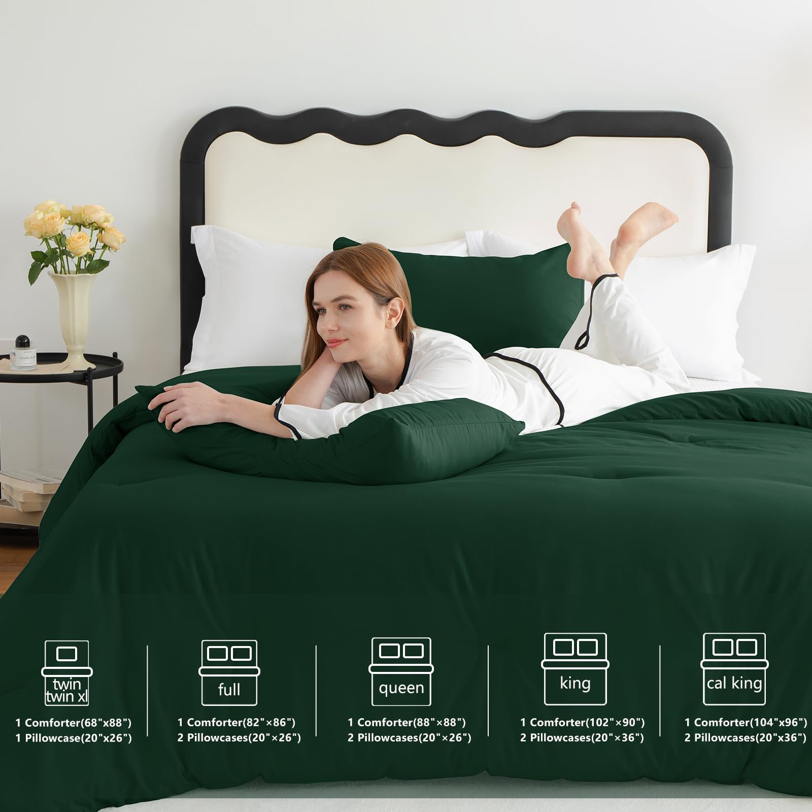 CozyLux ultra soft microfiber fabric delivers breathable warmth and comfort.
