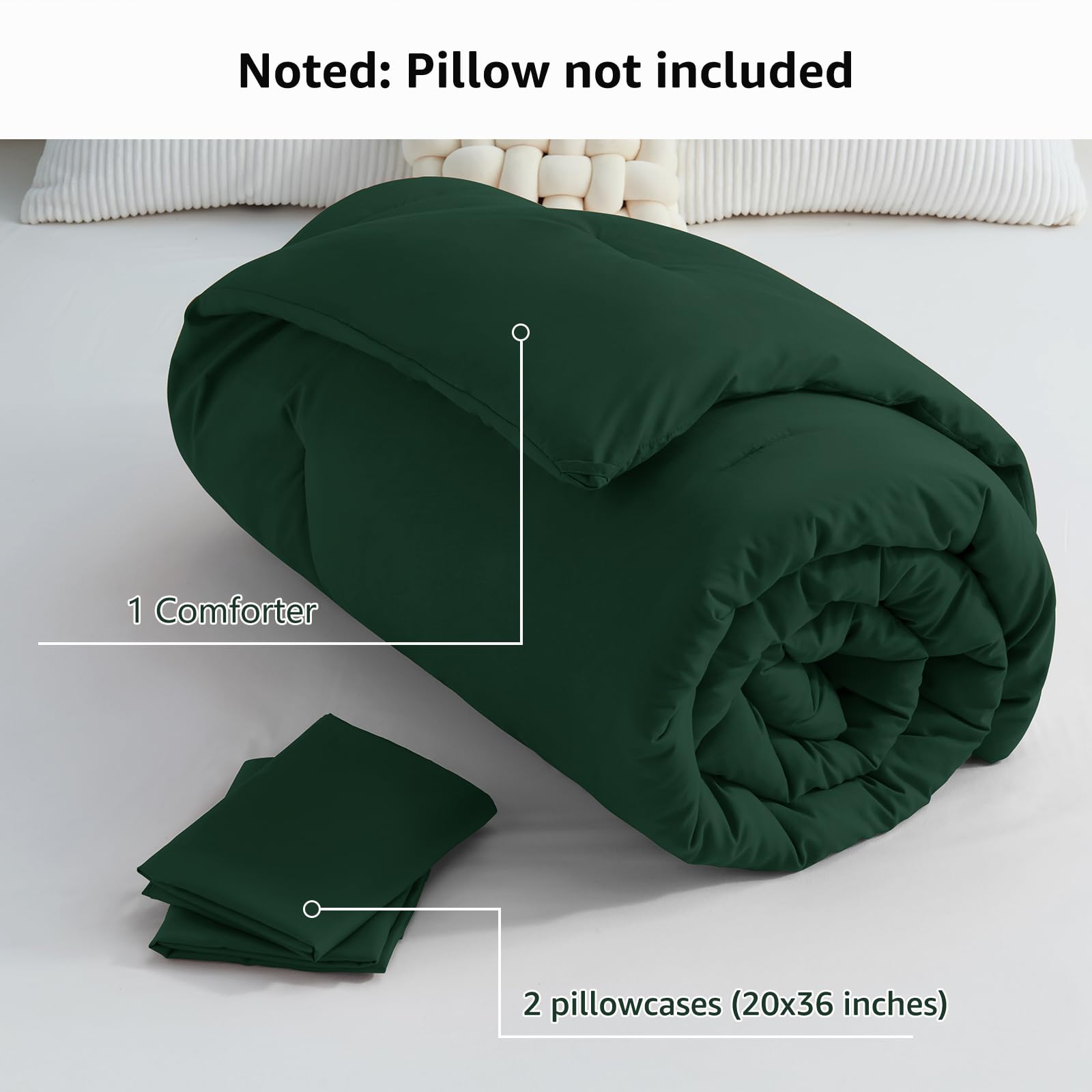 CozyLux vacuum-sealed packaging shows fullness and puff after unboxing.