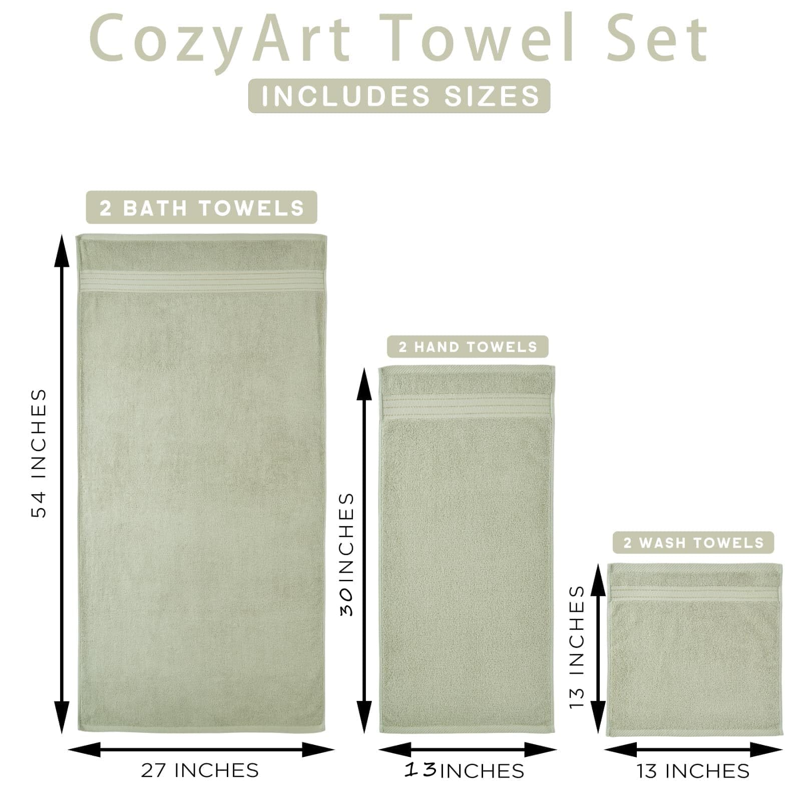 COZYART hand towels 13x30 draped over sink for everyday comfort.
