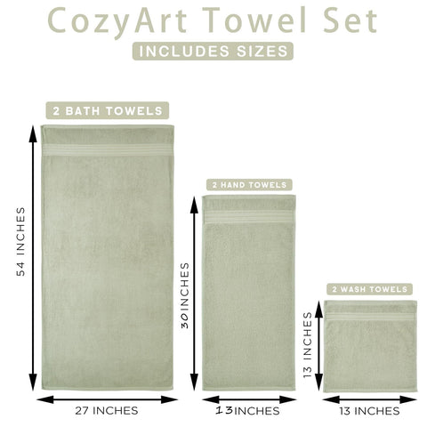 COZYART hand towels 13x30 draped over sink for everyday comfort.