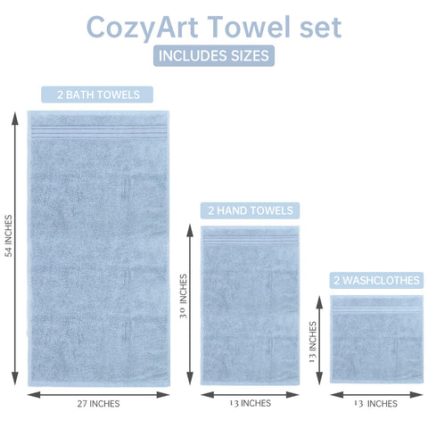 COZYART OEKO-TEX certified towels for safe, toxin-free use.