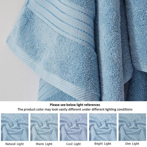 COZYART washcloths, 13x13 inches, offering gentle daily exfoliation.