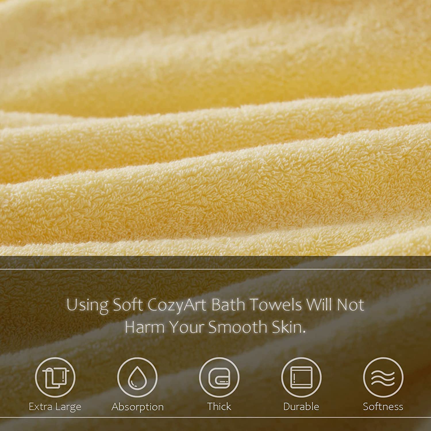 COZYART 650GSM close-up emphasizes plush feel and durability.