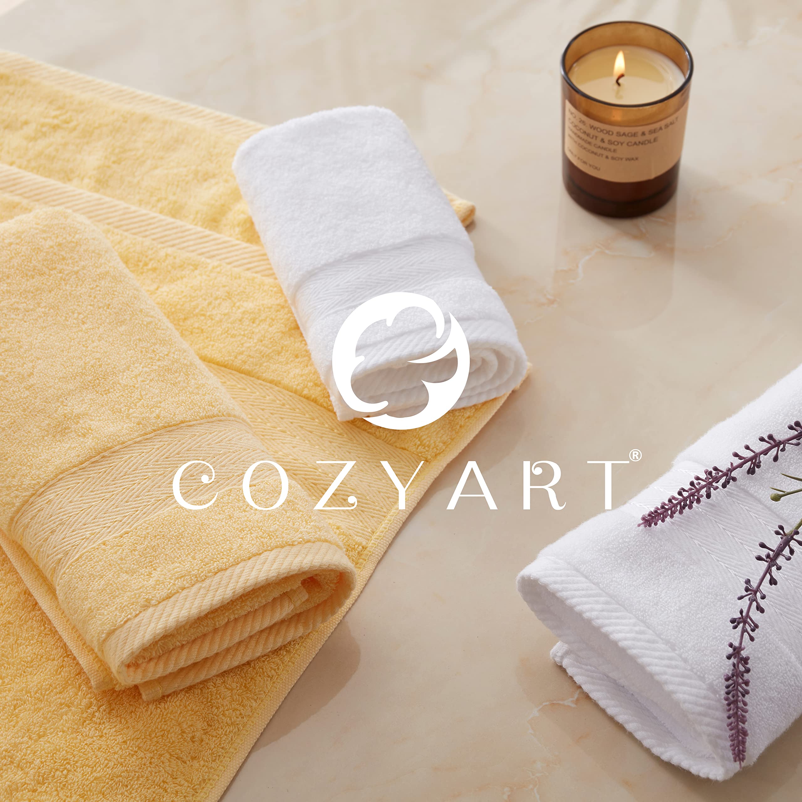COZYART double-stitched hem detail for everyday durability.