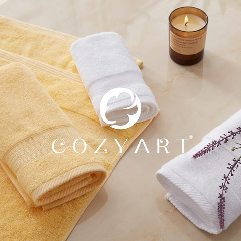 COZYART double-stitched hem detail for everyday durability.