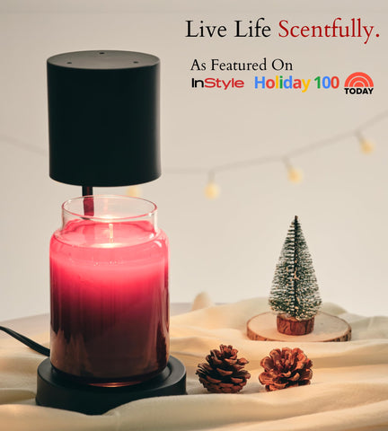 Cozyberry Querencia fits small and large jar candles.