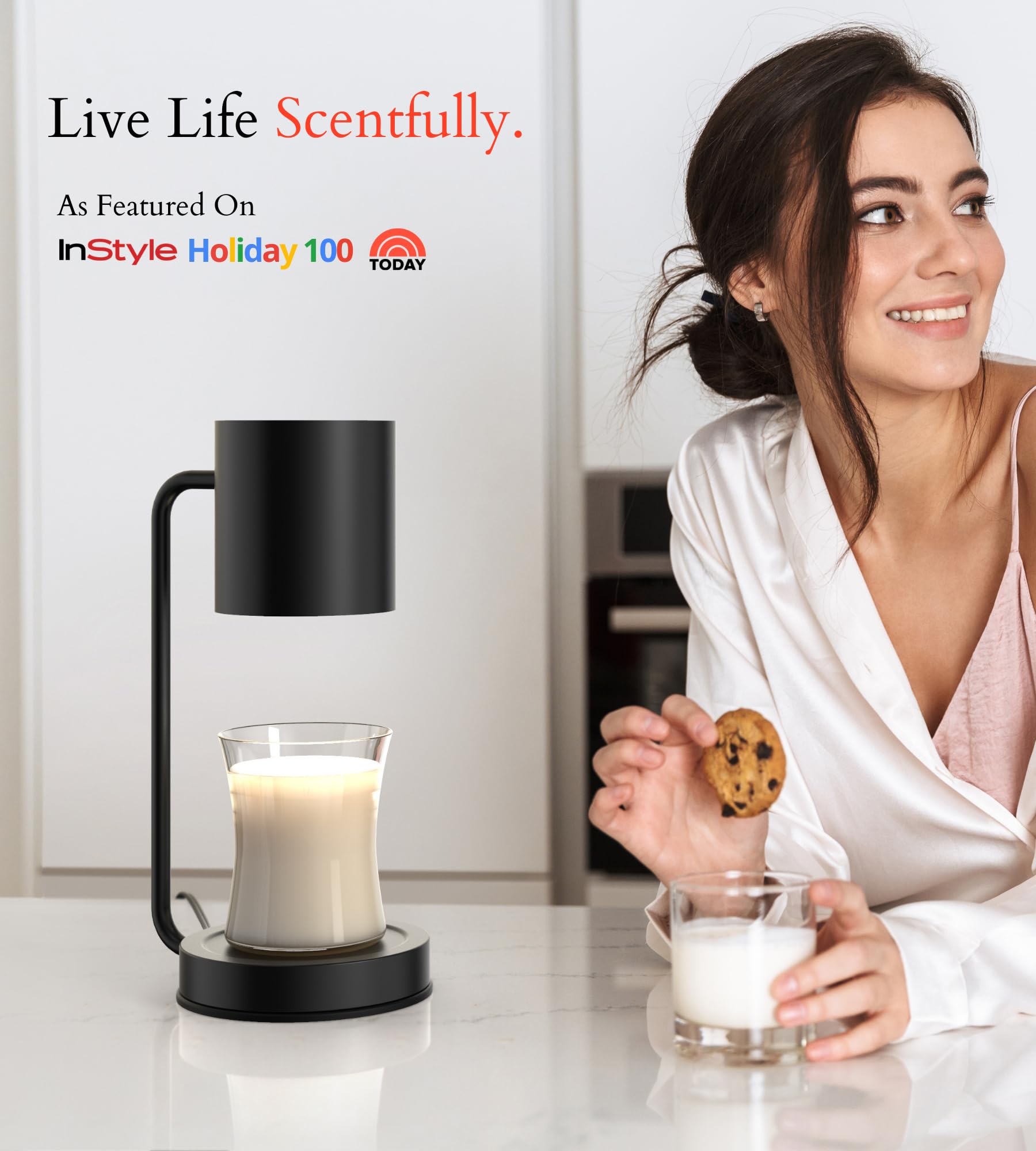 Cozyberry Querencia timer function displayed for auto shutoff convenience.