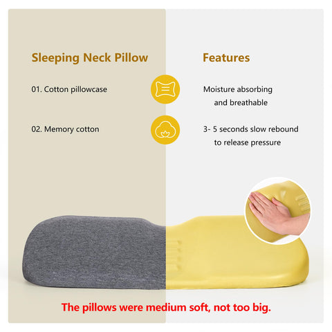 Cozyhealth neck pillow for sleep suits multiple positions.