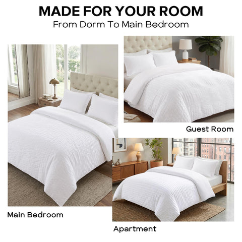 Cozyide white duvet cover available in multiple sizes and colors
