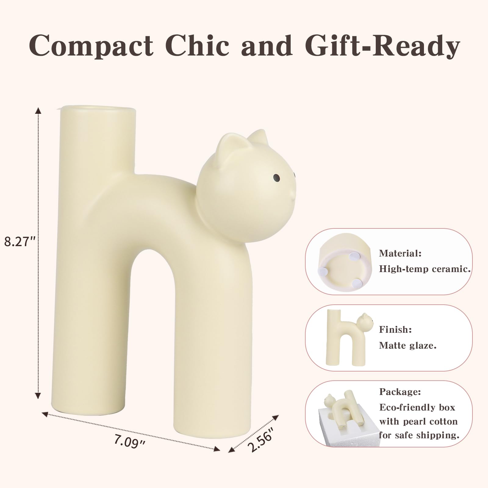 CozyKoala ceramic cat decor as a minimalist accent
