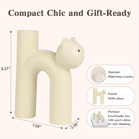 CozyKoala ceramic cat decor as a minimalist accent