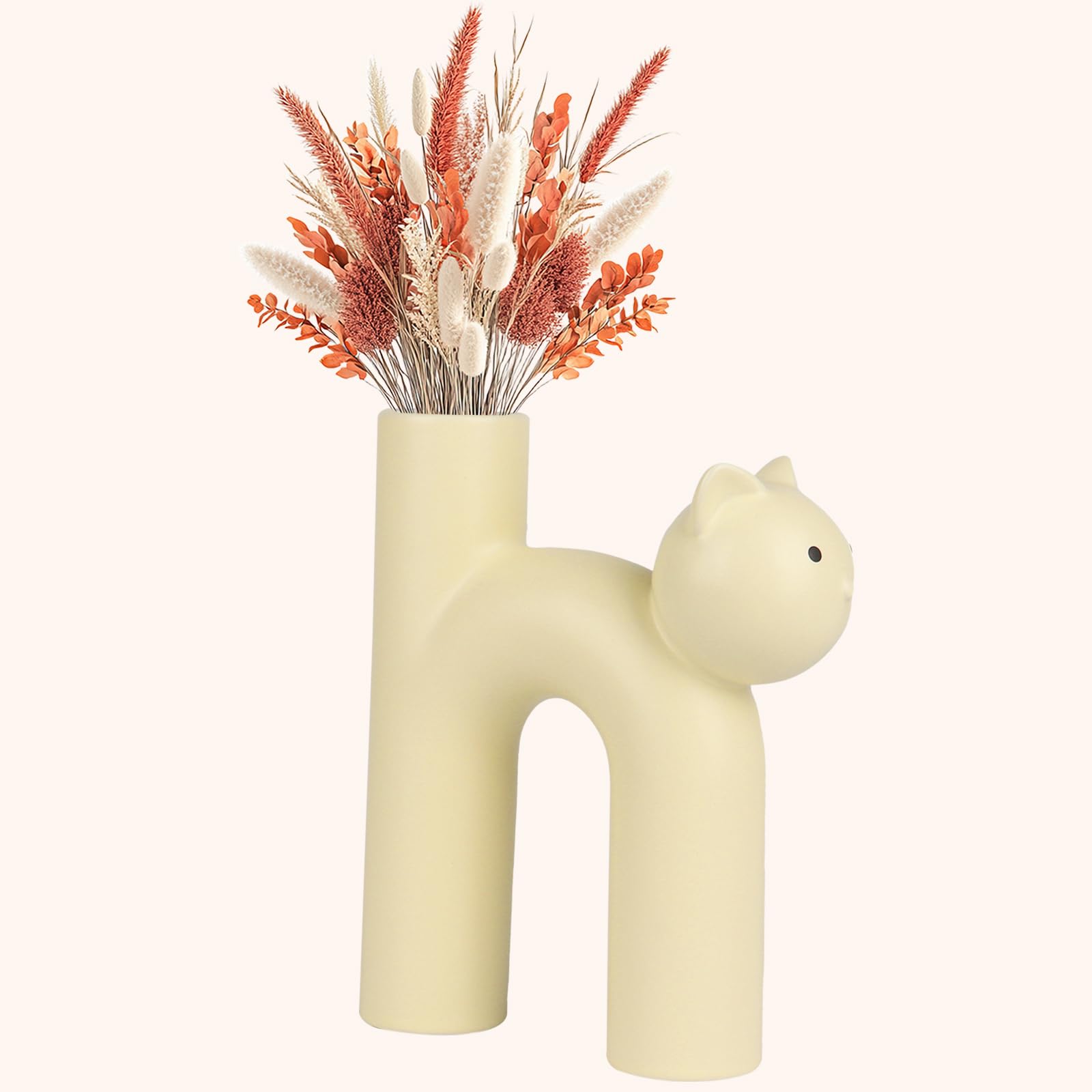 CozyKoala creamy beige vase complements neutral interiors
