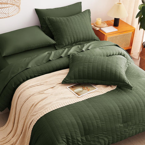 CozyLux 7-piece bedding set includes everything you need for a bed in a bag.