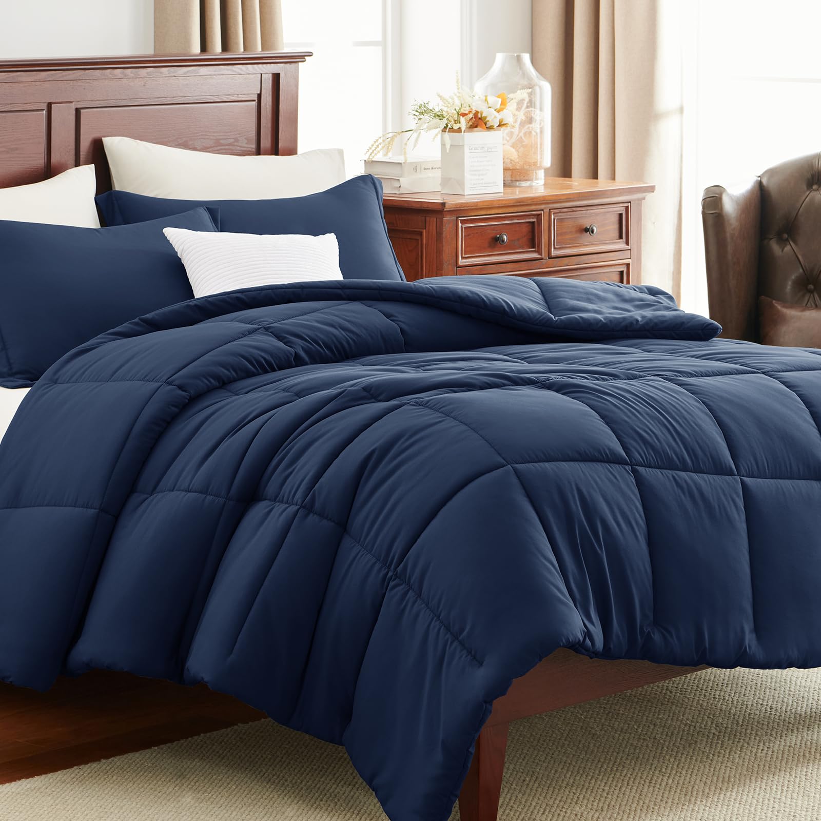 CozyLux all-season bedding set suitable for any bedroom.