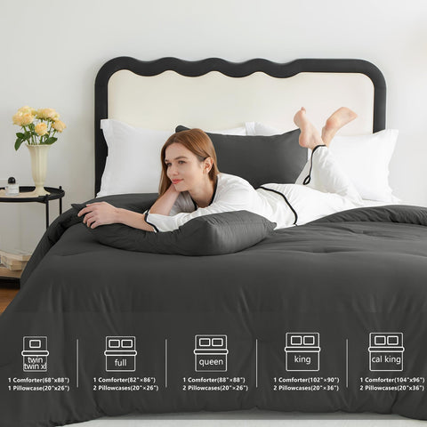 CozyLux all-season comforter demonstrates lightweight warmth for year-round use