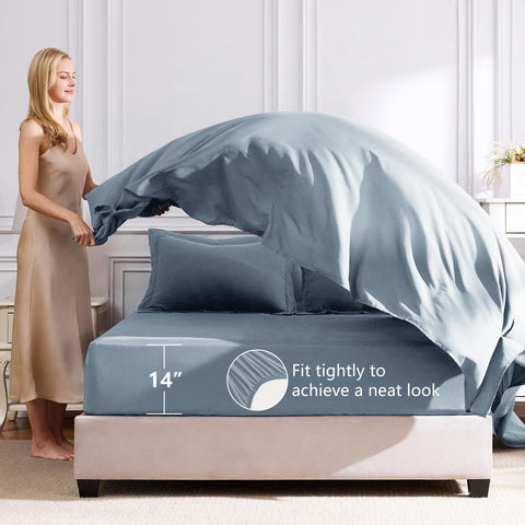 CozyLux bed in a bag 7 piece set for effortless bedding setup