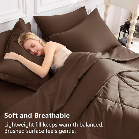 CozyLux bed-in-a-bag contents displayed for easy setup and styling.