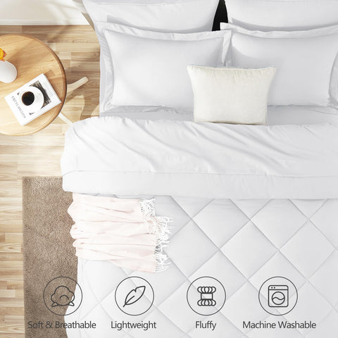 CozyLux king bed-in-a-bag packaging showing complete set