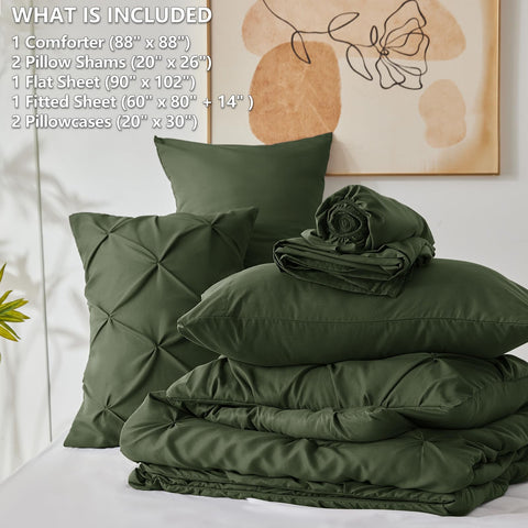 CozyLux bed-in-a-bag arrives vacuum-packed for compact storage.