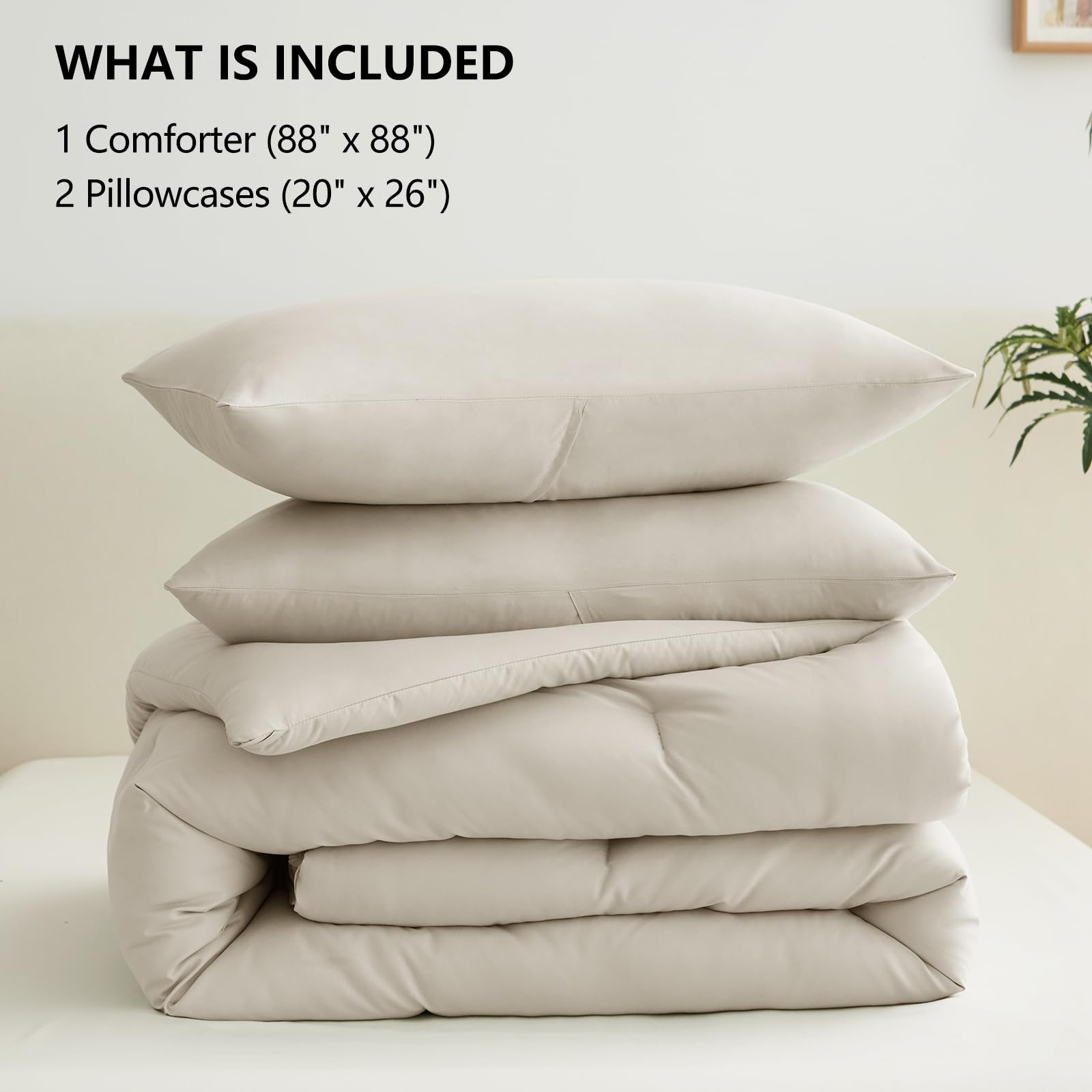 CozyLux pillowcases included for a complete bed setup.