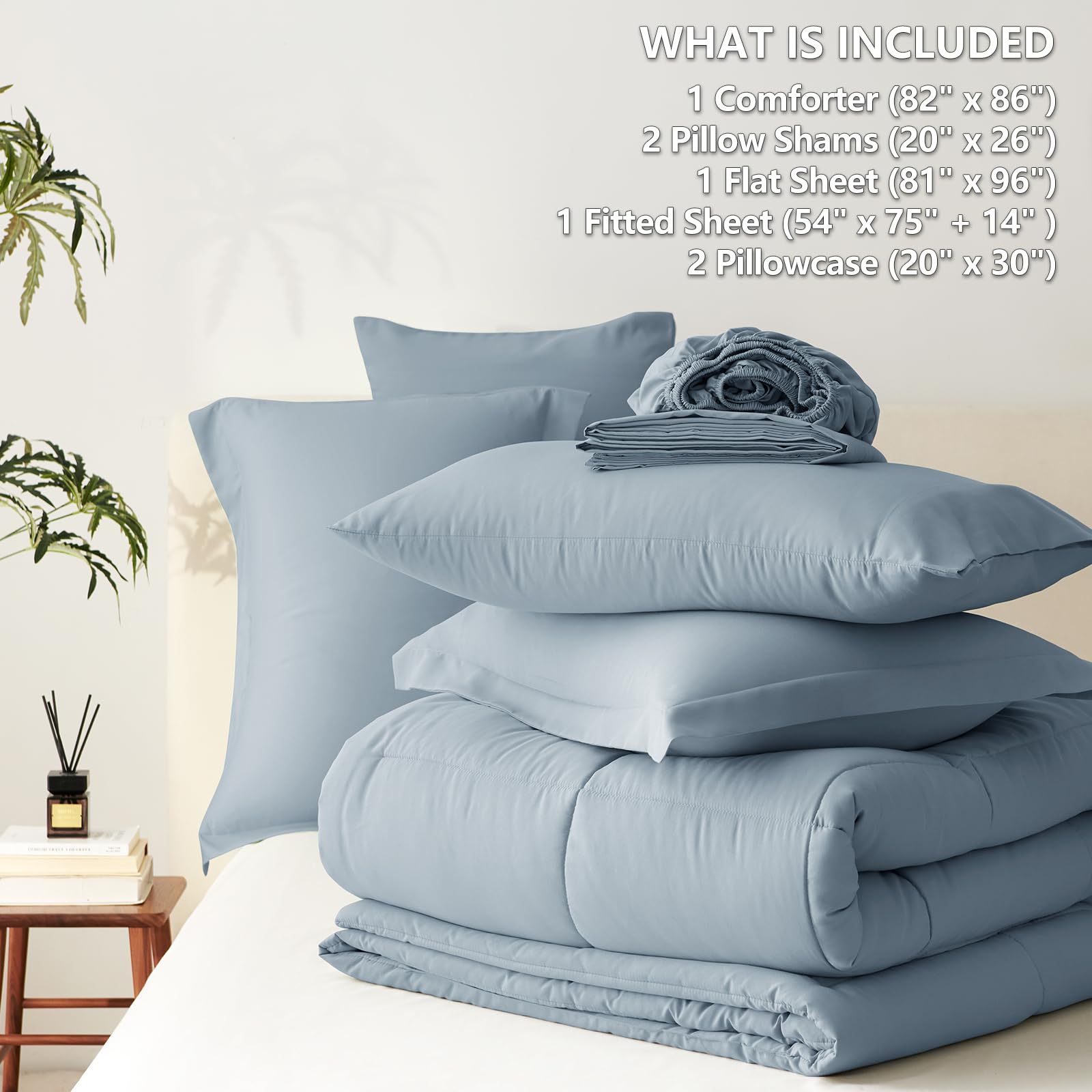 Breathable microfiber enhances comfort and moisture Regulation in CozyLux bedding.